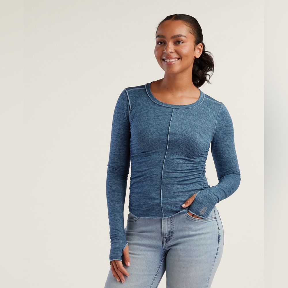 NWT Free People Movement Right On Run Long Sleeve Layer Top - Size XS